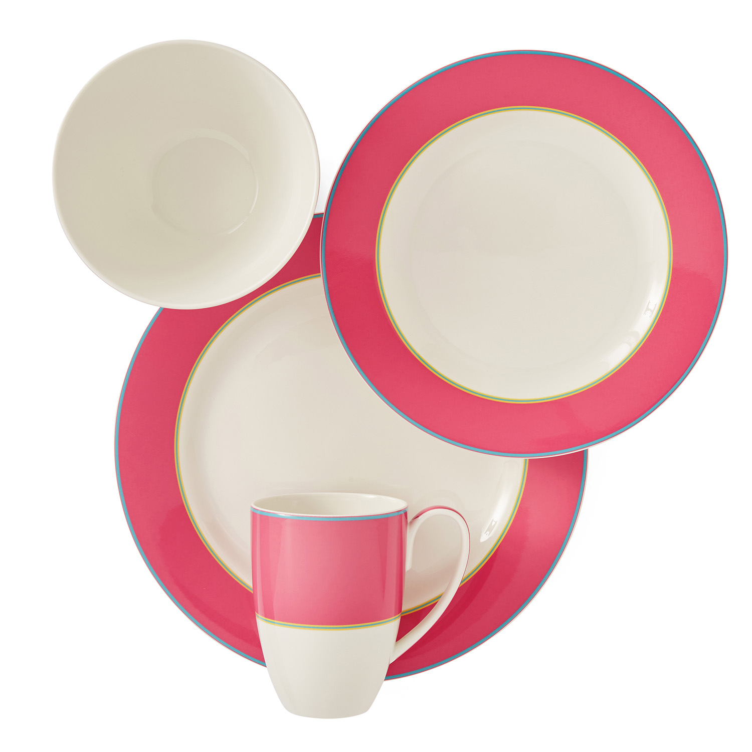 Calypso Pink 4 Piece Place Setting image number null